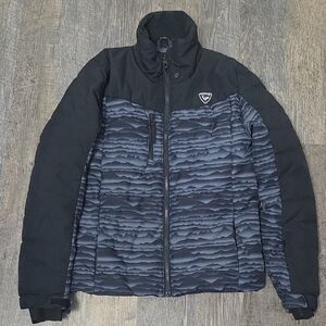 Rossignol Black and Gray Puffer Jacket